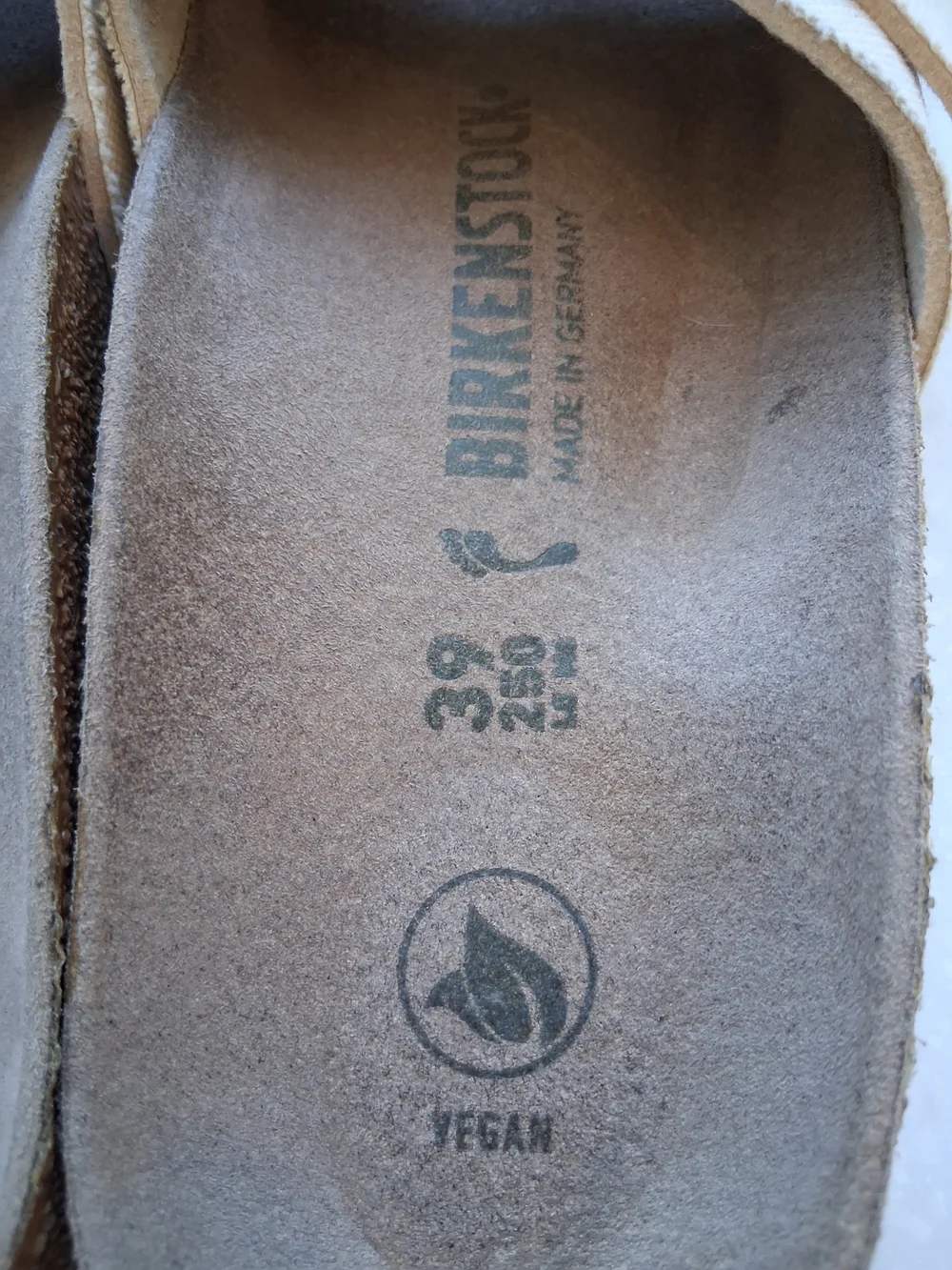 Birkenstock Women's Madrid Vegan Sandal in Eggshell